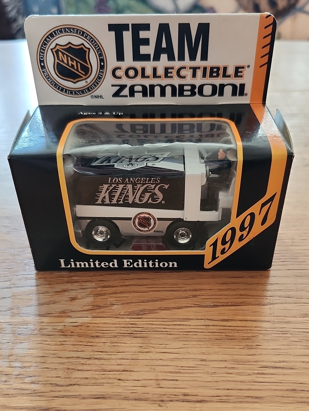1997 Los Angeles Kings White & Black Zamboni Limited Edition